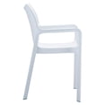 thumbnail image 3 of Compamia ISP028-WHI Diva Fauteuil Empilable - Blanc - Ensemble de 4, 3 of 15