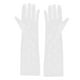 thumbnail image 2 of Guantes de novia para mujer, puños largos para boda, disfraces, fiestas, niñas Longitud 35 cm, 2 of 9