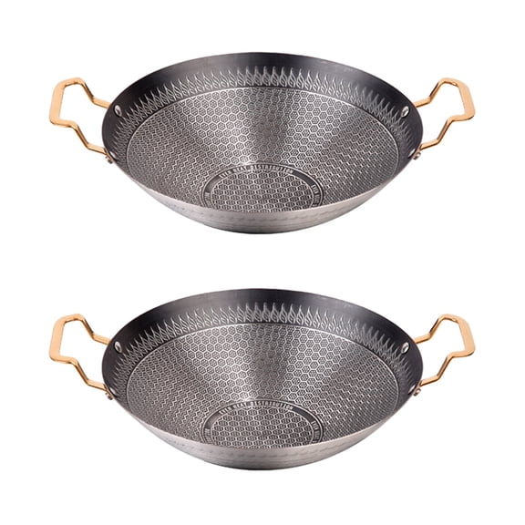 GOOHOCHY Stainless Steel Cooking Pot with Double Handles, , Set of 2 Pieces