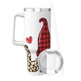 thumbnail image 2 of Daiia Love Gnomes Printed 40 oz Tumbler with Handle,Ice Bully Insulated Tumbler 2 in 1 Lid Insulated Water Bottle Stainless Steel Travel Coffee Mug, 2 of 8