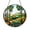 Acrylic 3.5 Inch, variant on Nature Forest Stream Stained Glass Style Window Panel, Scenic Home Window Art