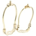 thumbnail image 2 of 2pcs Lamp Shade Harp Holder Support Detachable Bracket for Table and Floor Lamps Heavy Duty Metal Frame Gold Finish, 2 of 8