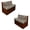 Beige-Southwest Aztec Leopard Print, variant on SCRAWLGOD Plumeria Polynesian Print Stretchable RV Dinette Cushions Slipcover, 2 Backrest Cover and 2 Bench Cover Non Slip Breathable RV Dinette Booth Cushions Slipcover