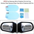 thumbnail image 3 of 2PCS Protective Car Sideview Mirror firm, Epicgadget HD Anti-fog Nano Coating Rainproof Car Sideview Mirror Film, 3 of 3