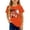 00#Orange608, variant on Oiyii Tween Girl's Halloween Graphic T-Shirt Short Sleeve Crew Neck Tee Boo Ghost Rainbow Print Kids Top,Beige