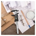 thumbnail image 3 of Vernier Caliper Electric Digital Display Ruler Portable Crafting Woodworking Measuring Caliper Ruler, 0-150mm/0-100mm, 3 of 7