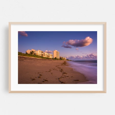 Jupiter Island - Florida Photography Oak Framed Wall Art Print 24 x 36 inches
