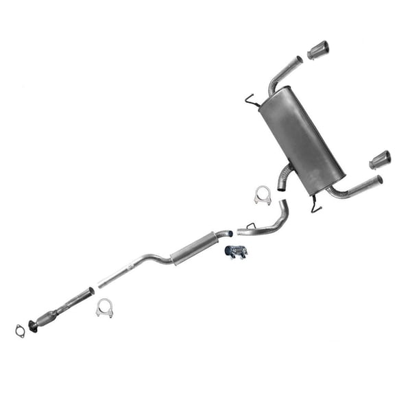 Made in USA Exhaust Resonator Pipes Muffler for Ford Escape 13-2016 1.6 2.0 2.5L