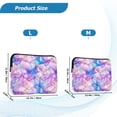 thumbnail image 4 of FORMRS 13"-13.3" Laptop Sleeve Protective Case Soft Carrying Quilted Computer Bag Cover, Pastel Pink Marble Pattern, 4 of 7