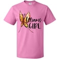 thumbnail image 3 of Inktastic Illinois Girl- Butterfly T-Shirt, 3 of 5