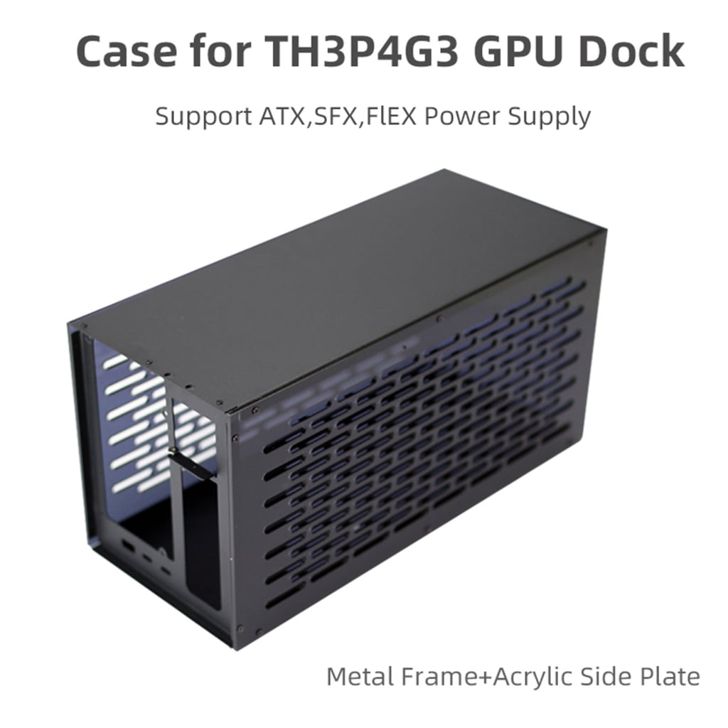 TH3P4G3 Thunderbolt-compatible GPU Metal Frame Box Compatible for ATX SFX FlEX