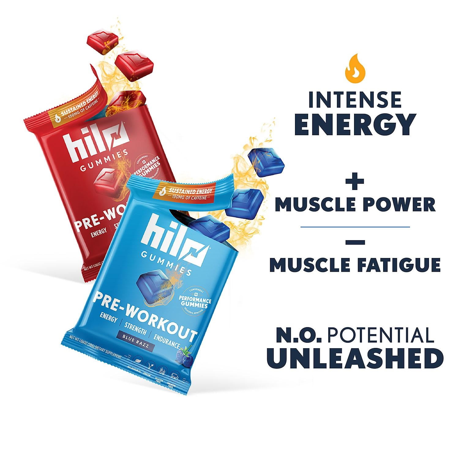 Hilo Pre Workout Gummy 16 Ct Walmart Com Walmart Com