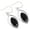 Black Onyx, variant on Red Stone Women Jewelry 925 Sterling Silver Earring