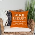 thumbnail image 5 of Farmhouse Throw Pillow Cover 12x20 Inch Porch Therapy Session in Progress Turquoise Outdoor Spring Front Porch Patio Decorations Lumbar Decorative Throw Pillows Cases for Party Room Decor, 5 of 6