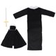 thumbnail image 1 of 1 Conjunto de Halloween Adult Nun Disfraz Creative Cosplay Cosplay Party Props, 1 of 6