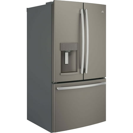 GE - 27.7 Cu. Ft. French Door Refrigerator - Slate