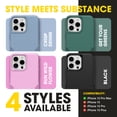 thumbnail image 6 of OtterBox iPhone 15 Pro Max Commuter Series Case - MagSafe Edition - Thin & Tough, Pocket-Friendly, with Port Protection - Green, 6 of 9
