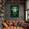 thumbnail image 2 of Bart Starr Green Bay Packers Framed 14" x 20" Retired Jersey Art Print, 2 of 3