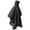 Black, variant on Rain Poncho Reusable for Adults with Hood Waterproof Unisex Reusable Multifunctional for Hiking Camping