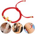 thumbnail image 4 of CIMAXIC Chinese New Year Bracelet Rabbit Hand Rope Year Of The Rabbit Red Bracelet String Bracelet,3.94"X0.47"X0.2", 4 of 5