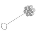 thumbnail image 4 of Molde de aleación de aluminio para hornear, para hacer tú mismo, para postres, galletas, donas, con forma de colmena, para repostería casera, 7 agujeros grandes, 4 of 14