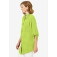 thumbnail image 3 of Woman Within Plus Size Cotton Gauze Bigshirt, 3 of 6