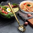 thumbnail image 5 of ReaNea Gold Pasta Spoon, Stainless Steel Pasta Spaghetti Server, Noddle Fork, 5 of 7