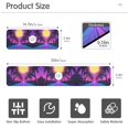 thumbnail image 3 of Yayeee Faucet Mat for Kitchen Sink 14.7" Diatomite Long Splash Guard Pad, Purple Neon Road, 2 Pack, 3 of 7