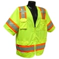 thumbnail image 1 of Radians SV63GM Polyester Class 3 Two Tone Surveyor Safety Vest, Medium, Green, One Size, 1 of 3