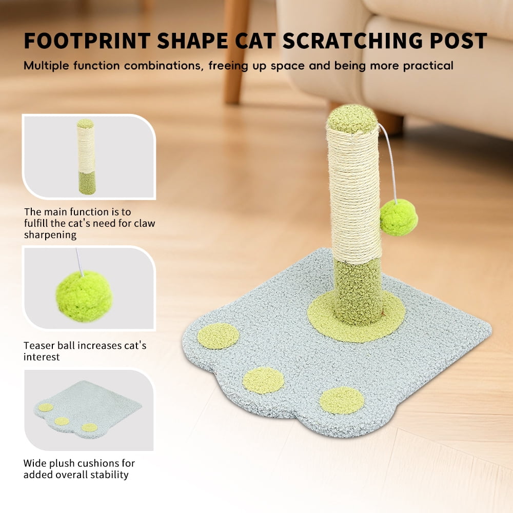 Automatic Cat Water Fountain + Scratching Tower, 2000ML Transparent Tank with Motion Sensor, No Daily Refills Needed, Leak-Proof Quiet Pump