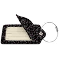 thumbnail image 4 of Rocae Cool Skull Love for Leather Luggage Baggage Tags ID Label Privacy Cover ID Label with Stainless Steel Loop and Address Card, 4 of 5