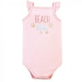 thumbnail image 4 of Little Treasure Baby Girl Cotton Bodysuit, Pant and Shoe 3pc Set, Beach Babe, 0-3 Months, 4 of 4