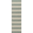 thumbnail image 2 of Momeni  Laguna Hand Woven Wool Contemporary Striped Area Rug Grey 5' x 8' 5' x 8' Indoor White Rectangle, 2 of 5