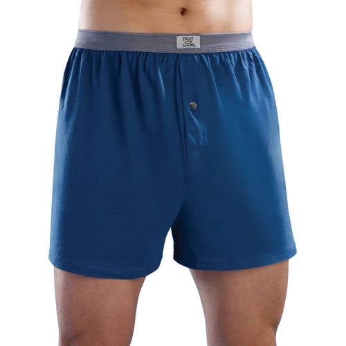 Fruit of the Loom - Big Men's Assorted Color Knit Boxers, 5-Pack ...