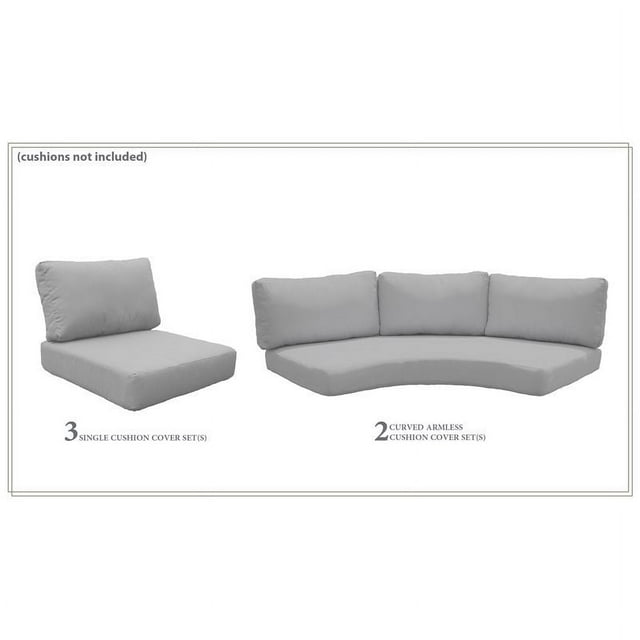 TK Classics Housse en Gris pour FLORENCE-08h