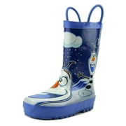 Western Chief Disney Frozen Olaf Youth  Round Toe Synthetic Blue Rain Boot