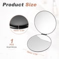 thumbnail image 2 of Espejo de bolsillo Uxcell para bolso, espejo compacto de doble cara, espejos de maquillaje de acero inoxidable para viajes, diseño portátil y plegable, 2 of 7