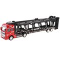 thumbnail image 2 of Juguete Modelo de Camión de Transporte de Aleación 1/50 Sunnimix Rojo, 2 of 8