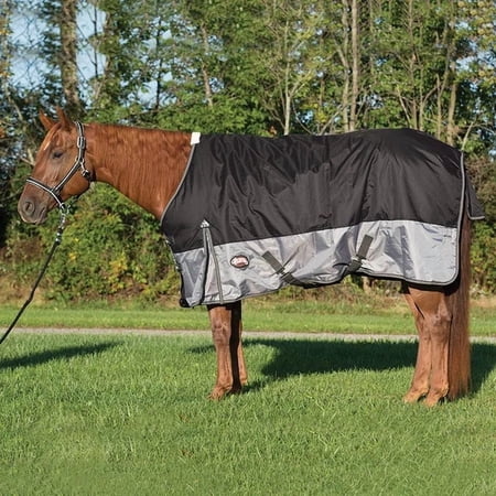 Weaver Leather 600D Waterproof Rainsheet - Breathable Turnout Black / 78 / W/Mesh