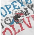 thumbnail image 4 of Popeye To My Olive Oyl Cute Couple Youth T Shirt Tee Girls Infant Toddler Brisco Brands 5T, 4 of 5