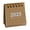 Brown, variant on 2025 Mini Desk Calendar, Small Unprinted Wind Calendar with Punch Card Countdown, Portable Desktop Ornament for Home Office School, 250gsm Thick Paper, 7.5x6.5x3.5cm