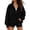 14# Black, variant on Half Zip Sweatshirt Women Cute Long Sleeve Fitted Mockneck Sweatshirt Turtleneck Essentials Sweat Shirts for Womens Ribbed Fitted Apparel for 1/4 Zip Pullover Tops Pink S