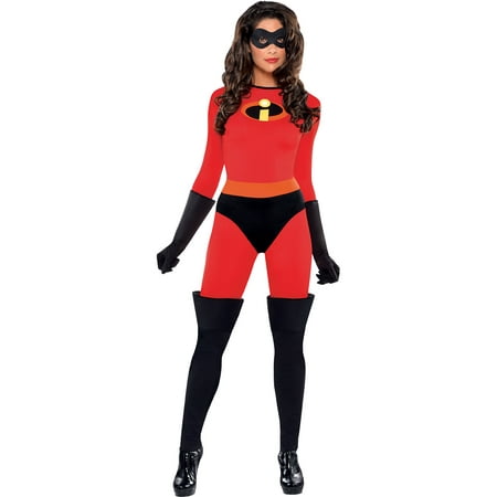 The Incredibles Mrs. Incredible Costume for Women, Large, with Accessories