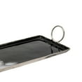 thumbnail image 4 of Tray with Metal and Ring Handles, Black and Silver- Saltoro Sherpi, 4 of 5