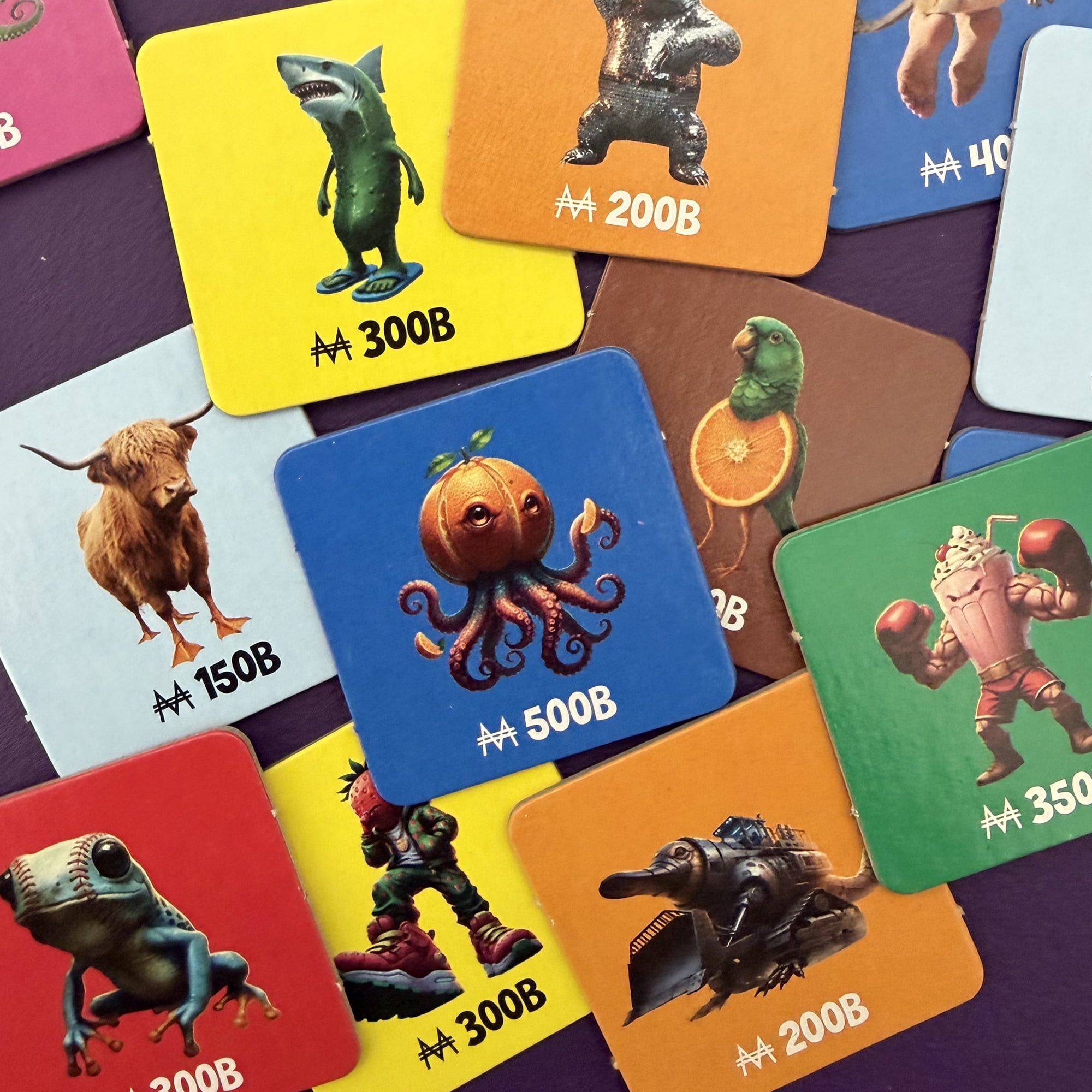 Monopoly Brainrot Billionaire Board Game with AI Slop, Funny Family Games, Ages 8+