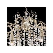 Possini Euro Design Branches Champagne Silver Chandelier 31 Wide Modern Clear Crystal 8-Light Fixture for Dining Room House Kitchen Island Entryway