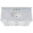 thumbnail image 3 of Dreamline VFDX482234RWMWH Dexterity 48" Free Standing Single Basin Vanity Set - White, 3 of 7
