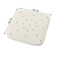 thumbnail image 3 of 100 Pieces Air Fryer Disposable Parchment Paper Non-stick Rectangle Baking Paper Natural Wood Pulp Liners for Cooking Baking Air Fryers Steamer Microwave White 9in, 3 of 8
