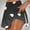 Black, variant on Shorts for Women TopLLC Womens Shorts Women's Summer Leaf Print Pleated Tennis Skirts Athletic Stretchy Short Yoga Fake Two Piece Trouser Skirt Shorts Women shorts