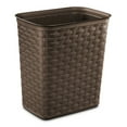 thumbnail image 1 of Sterilite Weave 3.4 Gallon Plastic Home & Office Wastebasket, (12 Pack), 1 of 6